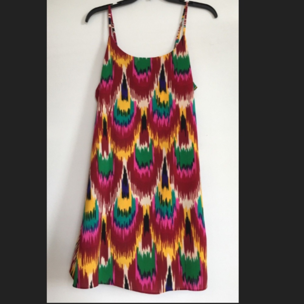 Alice + Olivia Colorful Tribal Dress BOHO Summer M